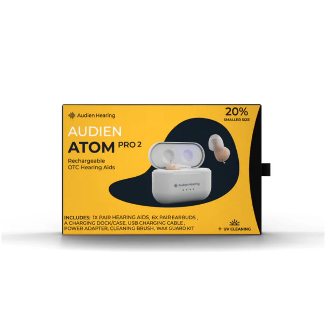 Audien Hearing Atom Pro 2 In-Ear OTC Hearing Aids - Image 4