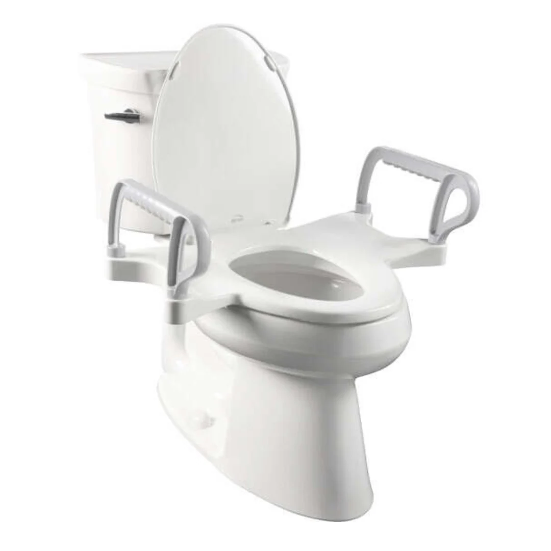 Bemis Assist™ Standard Height Premium Toilet Seat with Support Arms