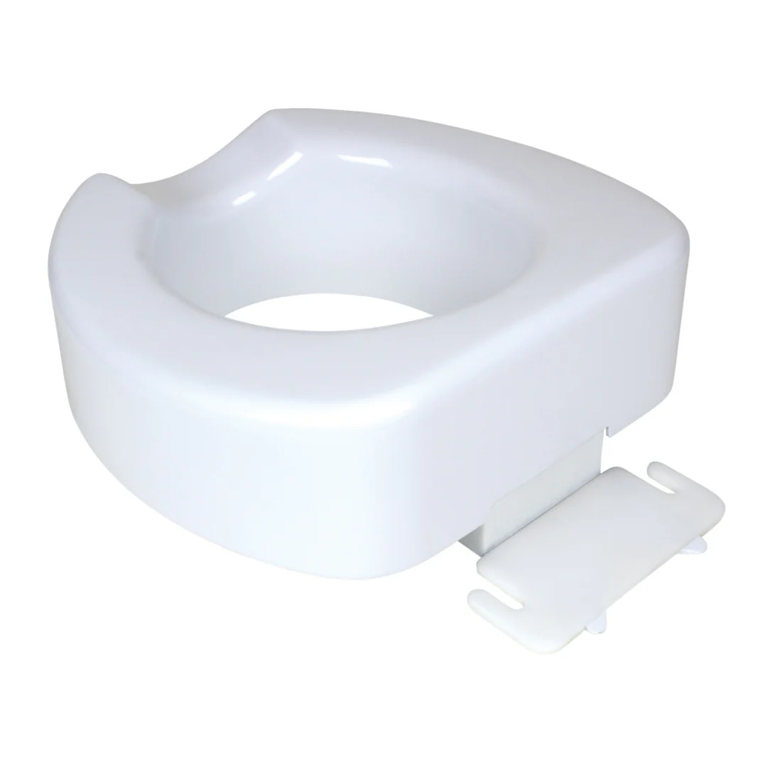 Carex 4" Toilet Seat Riser With Quick-Lock - Image 2