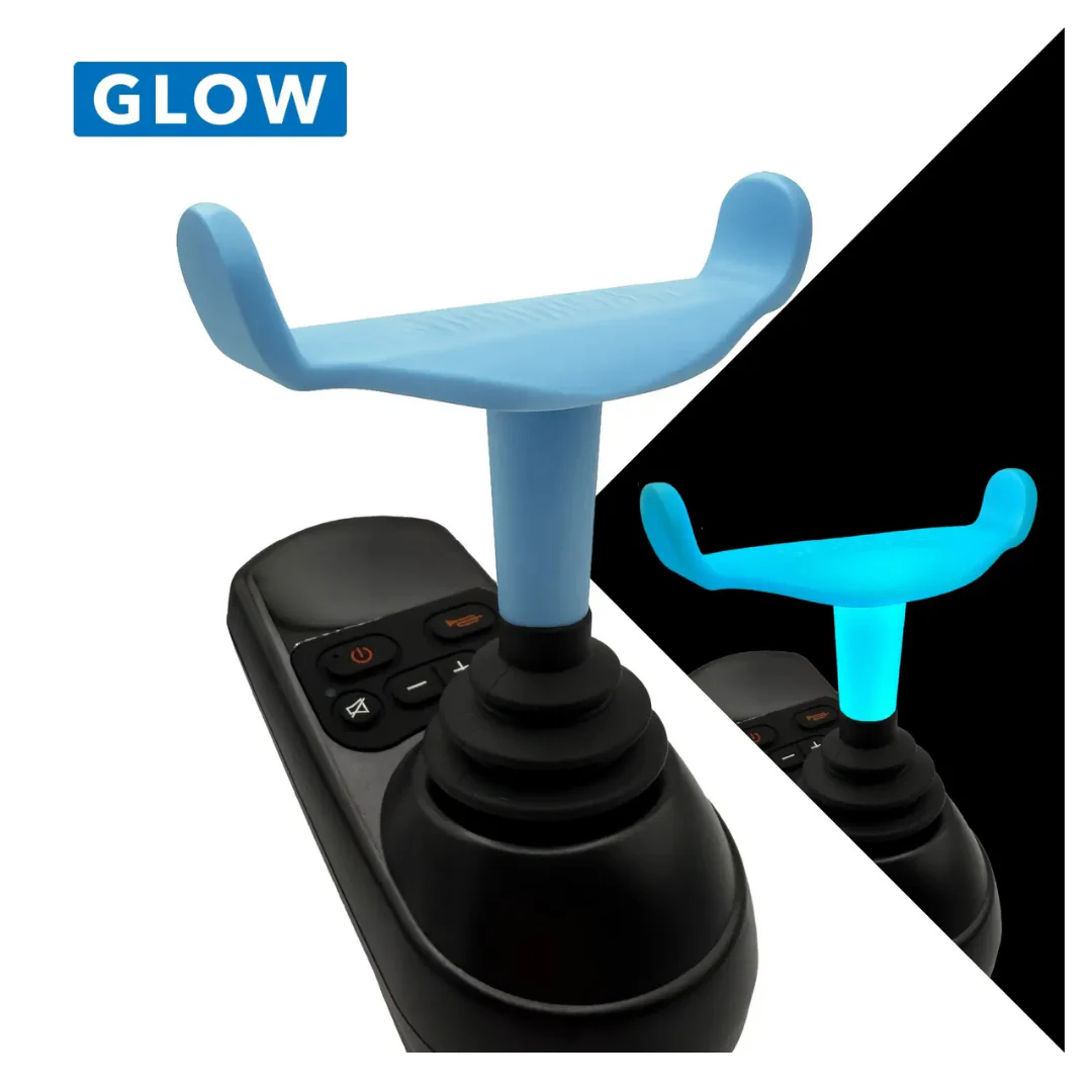 ComfyGo Ergonomic U-Shaped Joystick Handle with Flex Shaft for Powerchairs