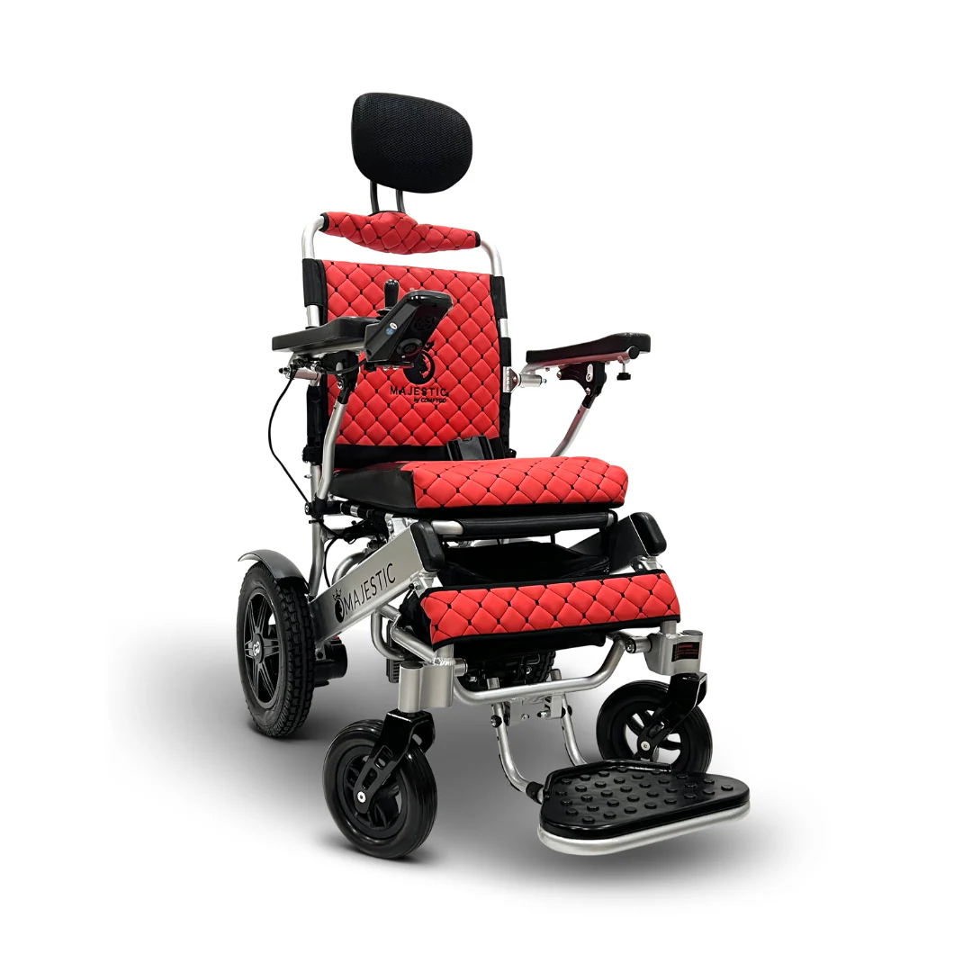 ComfyGo MAJESTIC IQ-9000 Auto Recline Remote Controlled Electric Wheelchair - Image 100