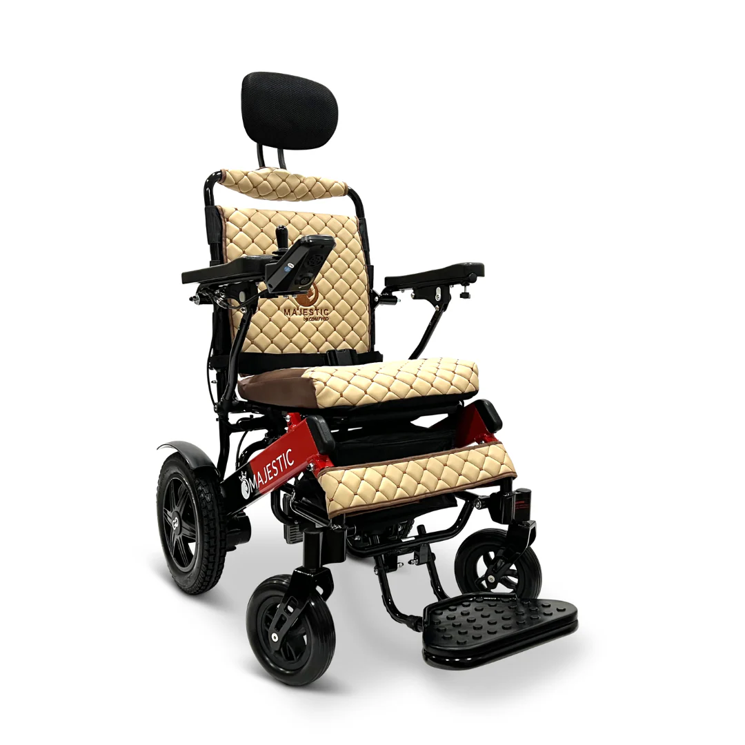 ComfyGo MAJESTIC IQ-9000 Auto Recline Remote Controlled Electric Wheelchair - Image 18
