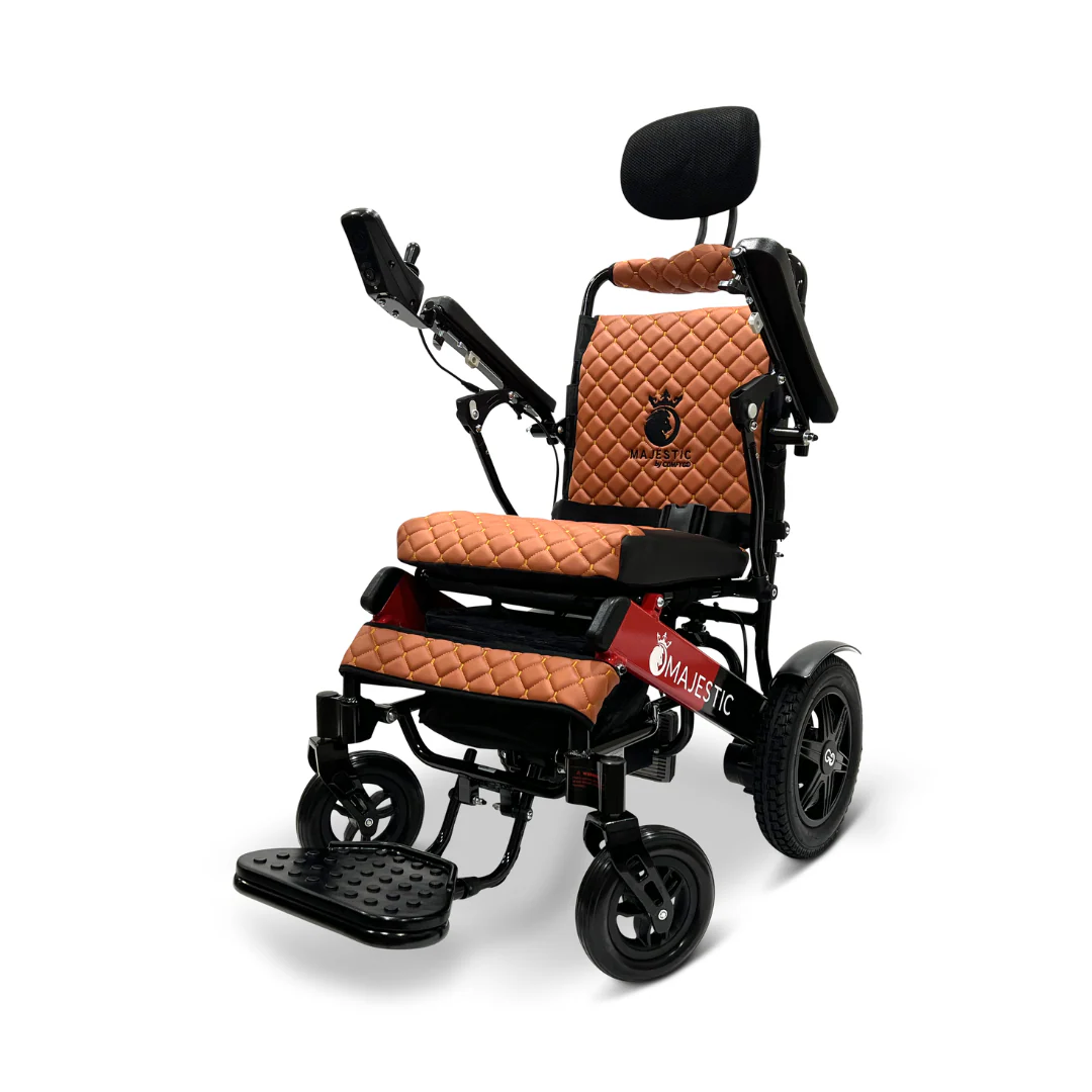 ComfyGo MAJESTIC IQ-9000 Auto Recline Remote Controlled Electric Wheelchair - Image 35