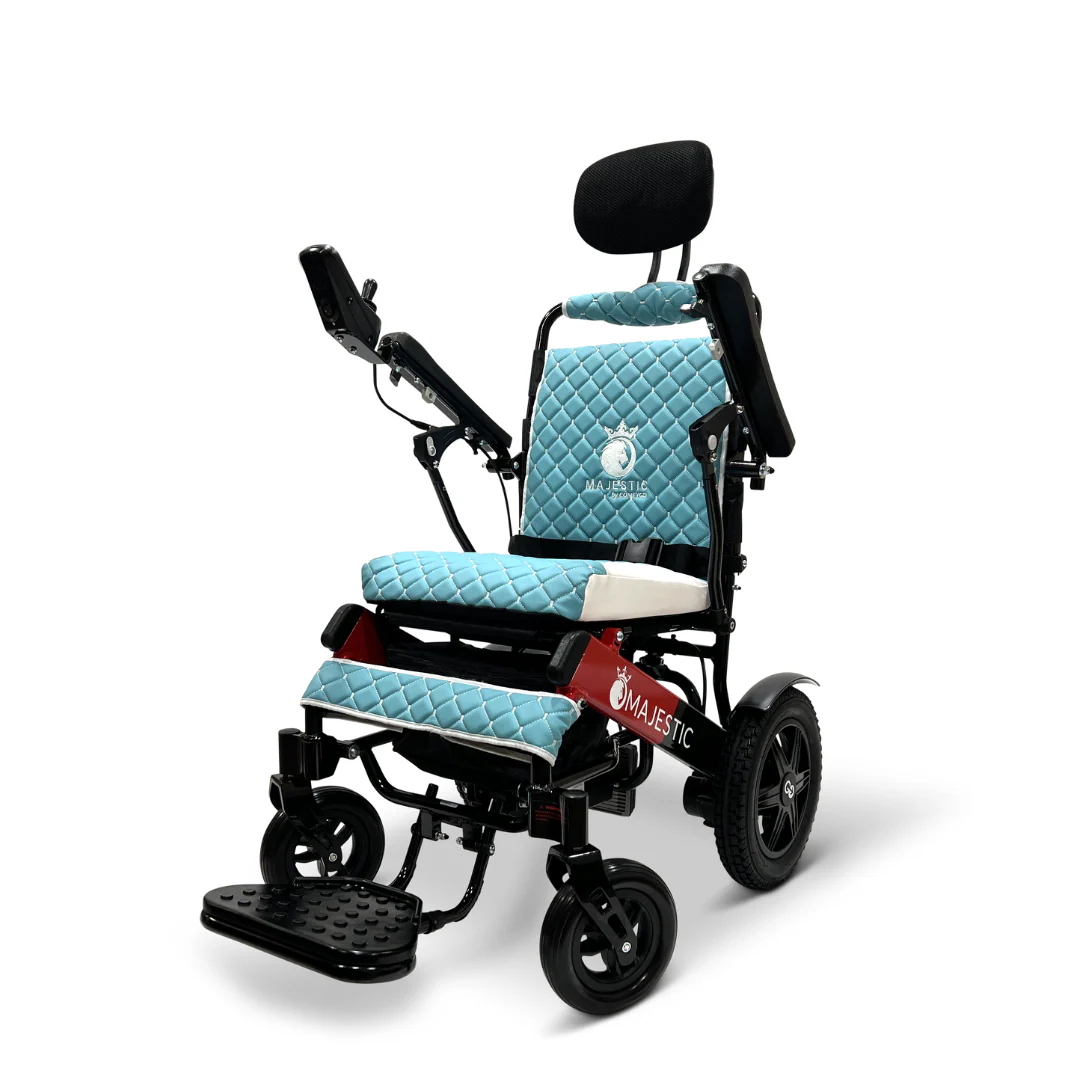 ComfyGo MAJESTIC IQ-9000 Auto Recline Remote Controlled Electric Wheelchair - Image 38