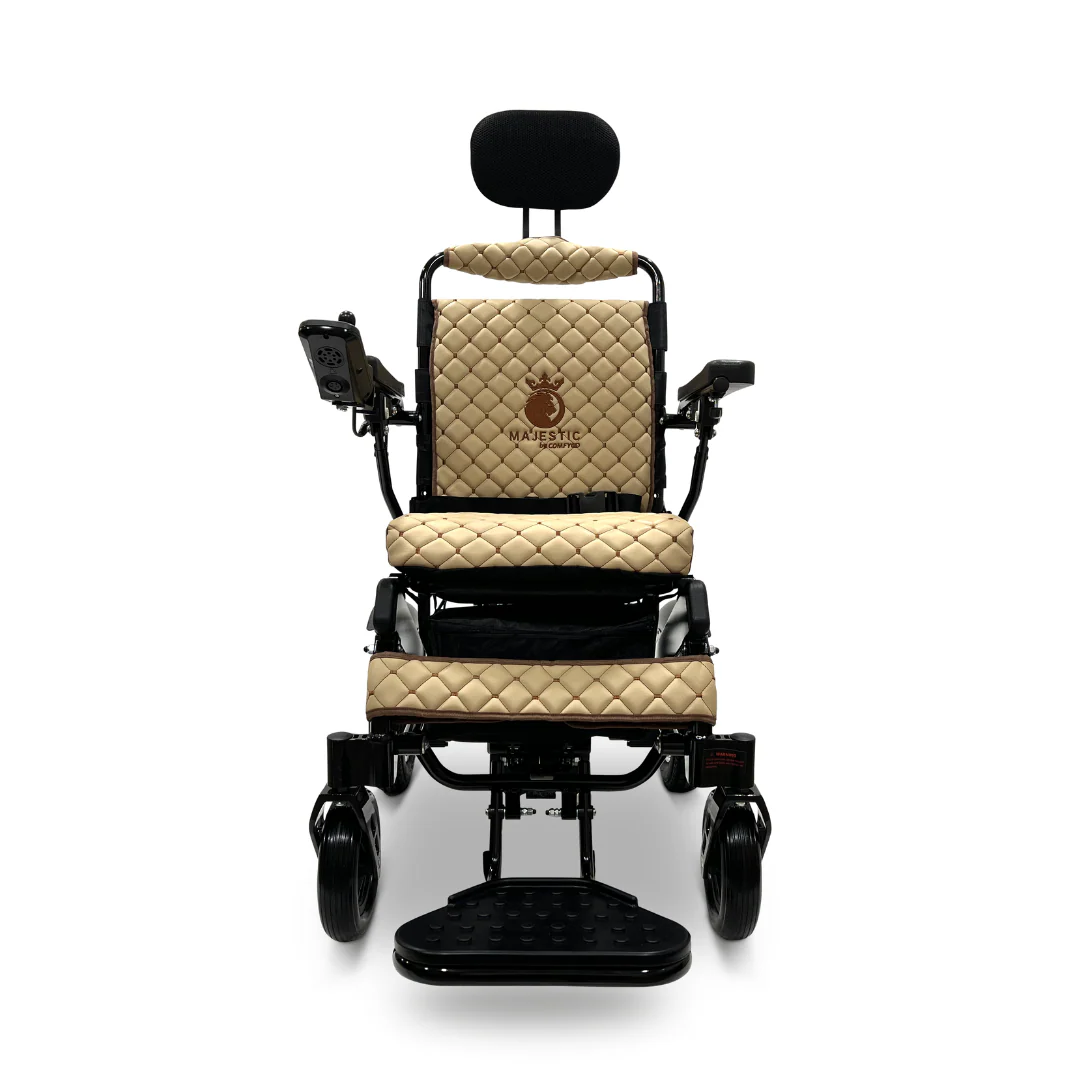 ComfyGo MAJESTIC IQ-9000 Auto Recline Remote Controlled Electric Wheelchair - Image 45