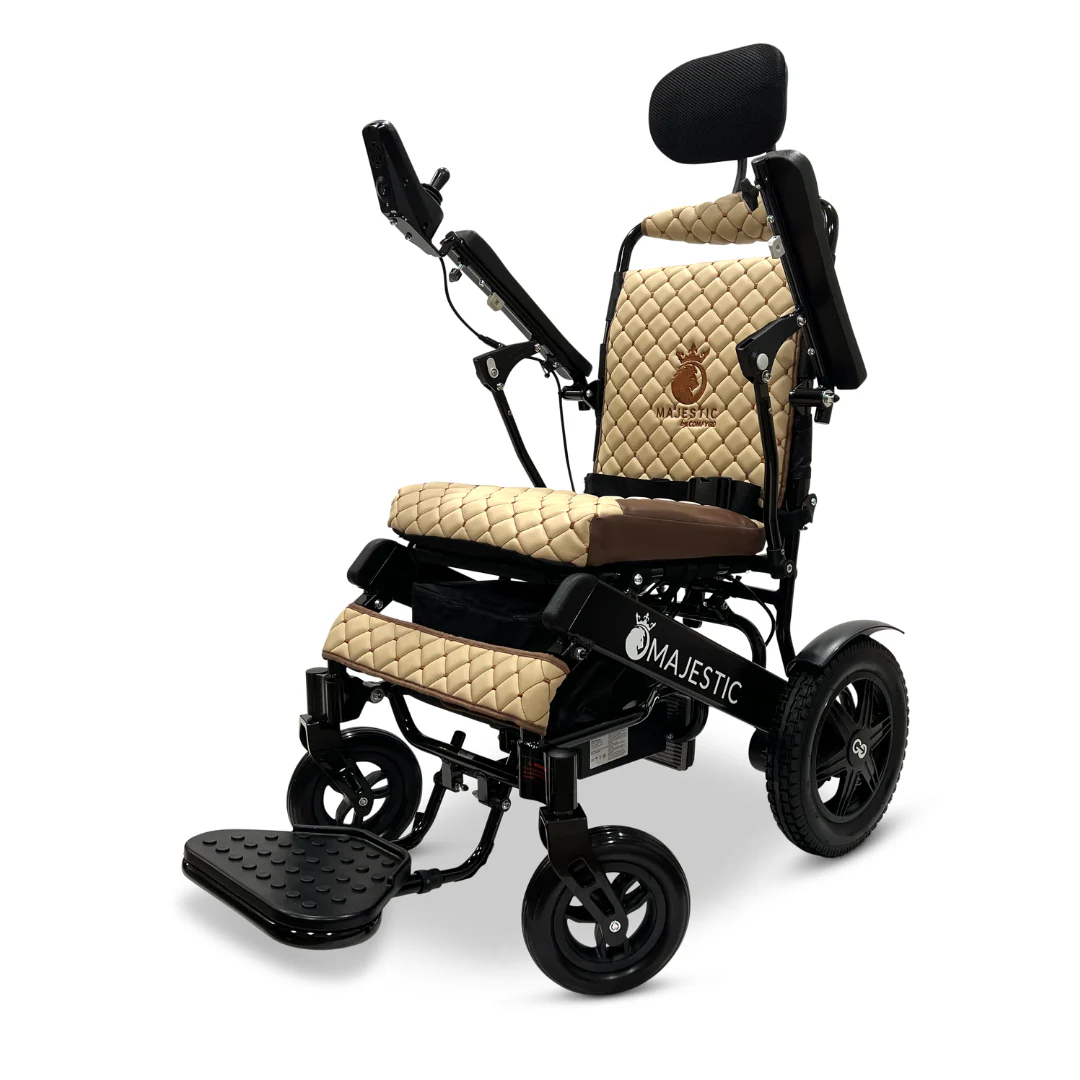 ComfyGo MAJESTIC IQ-9000 Auto Recline Remote Controlled Electric Wheelchair - Image 46