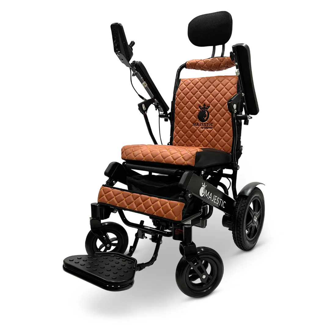 ComfyGo MAJESTIC IQ-9000 Auto Recline Remote Controlled Electric Wheelchair - Image 61