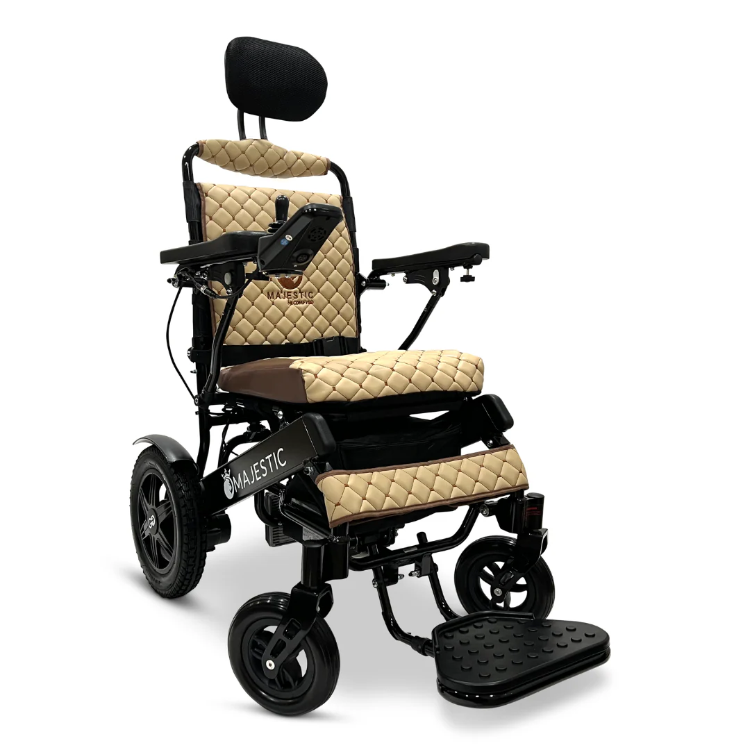 ComfyGo MAJESTIC IQ-9000 Auto Recline Remote Controlled Electric Wheelchair - Image 65