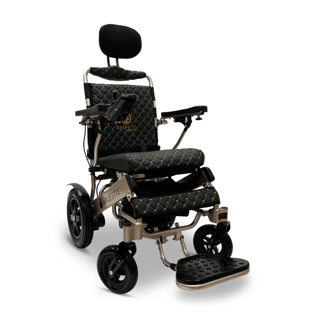 ComfyGo MAJESTIC IQ-9000 Auto Recline Remote Controlled Electric Wheelchair - Image 67