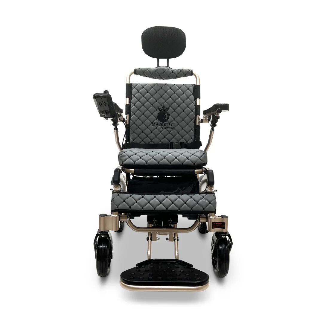 ComfyGo MAJESTIC IQ-9000 Auto Recline Remote Controlled Electric Wheelchair - Image 76