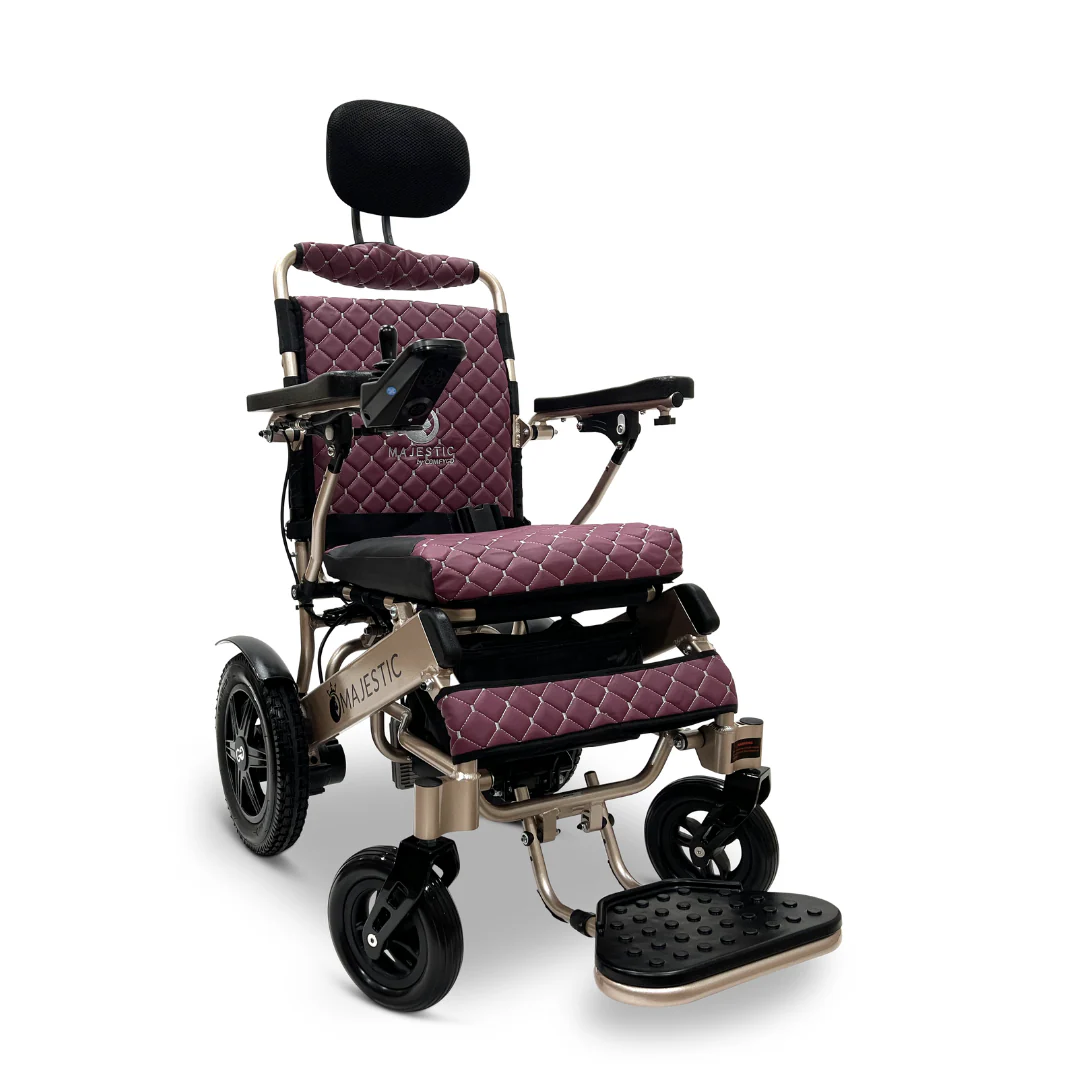 ComfyGo MAJESTIC IQ-9000 Auto Recline Remote Controlled Electric Wheelchair - Image 78