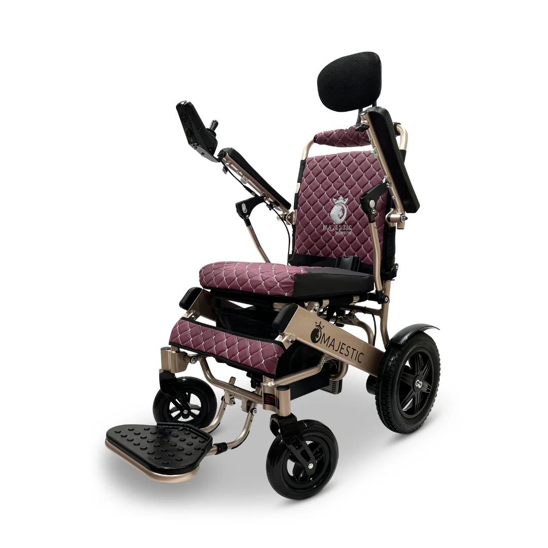 ComfyGo MAJESTIC IQ-9000 Auto Recline Remote Controlled Electric Wheelchair - Image 80