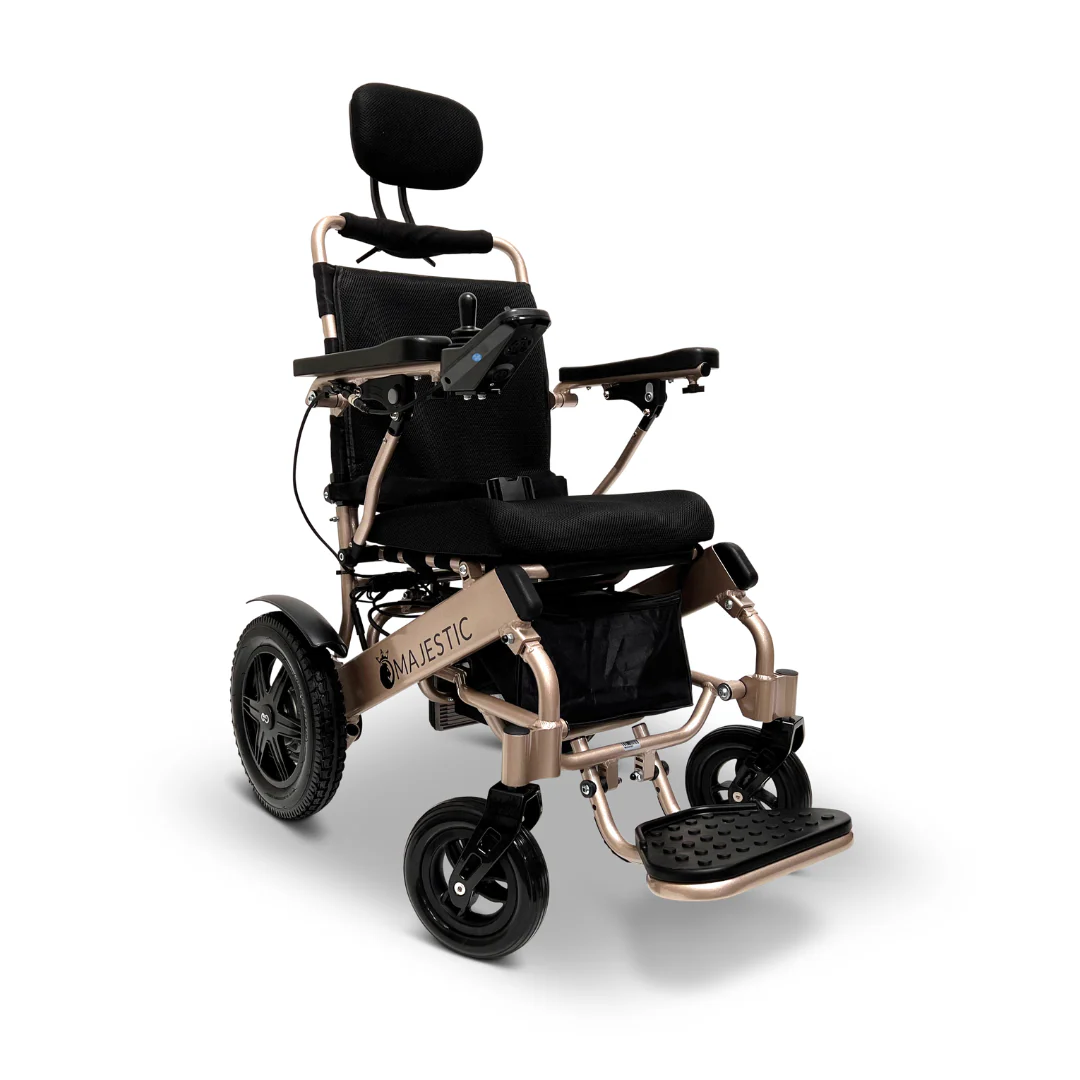 ComfyGo MAJESTIC IQ-9000 Auto Recline Remote Controlled Electric Wheelchair - Image 84