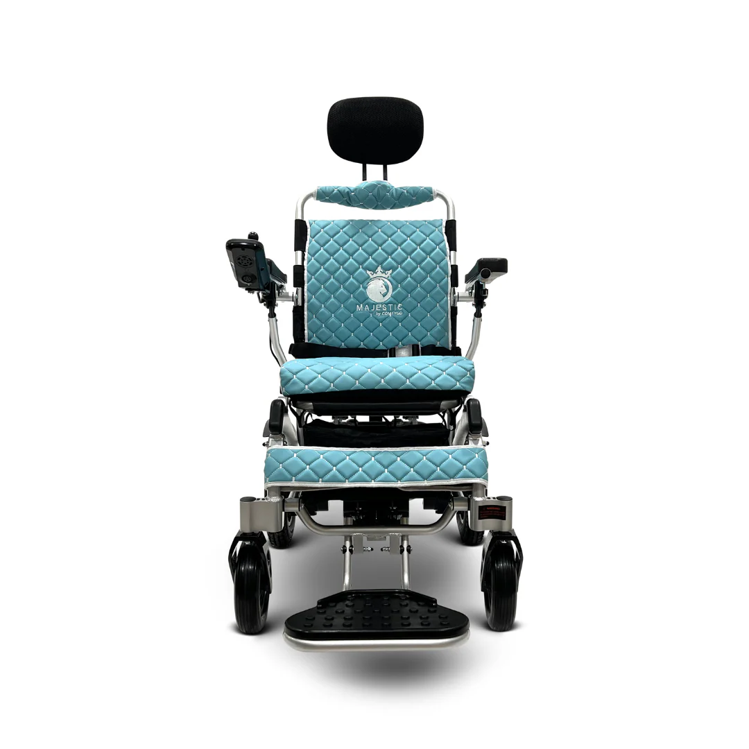 ComfyGo MAJESTIC IQ-9000 Auto Recline Remote Controlled Electric Wheelchair - Image 91