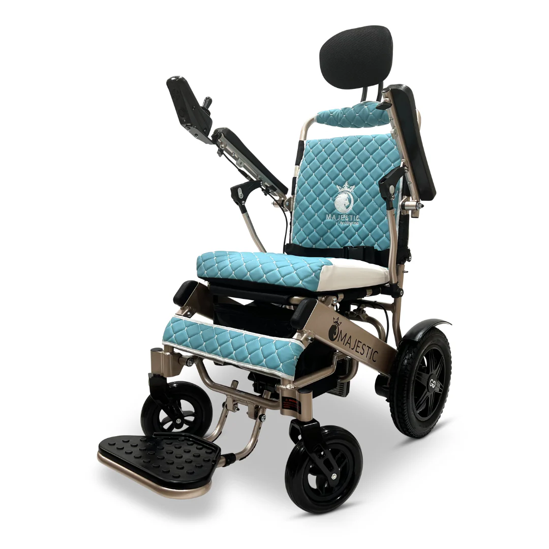 ComfyGo MAJESTIC IQ-9000 Auto Recline Remote Controlled Electric Wheelchair - Image 94