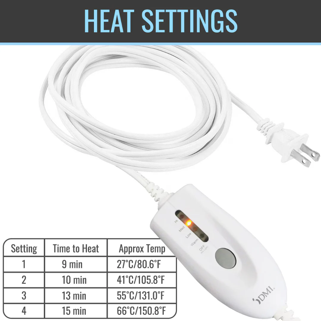 DMI Dry and Moist Heat Electric Heating Pad - Image 8