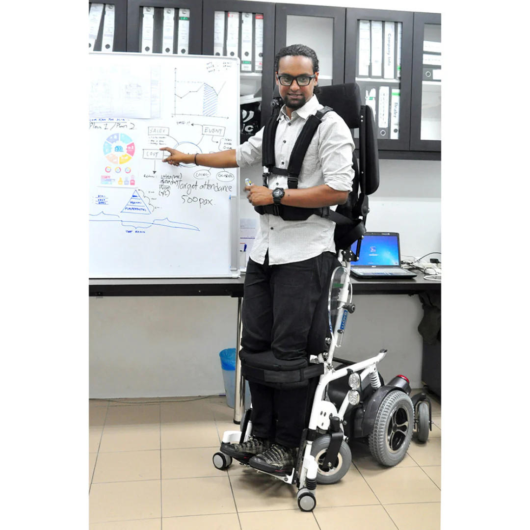 Foldawheel Lloyd Draco Advanced Standing Power Wheelchair - Image 9