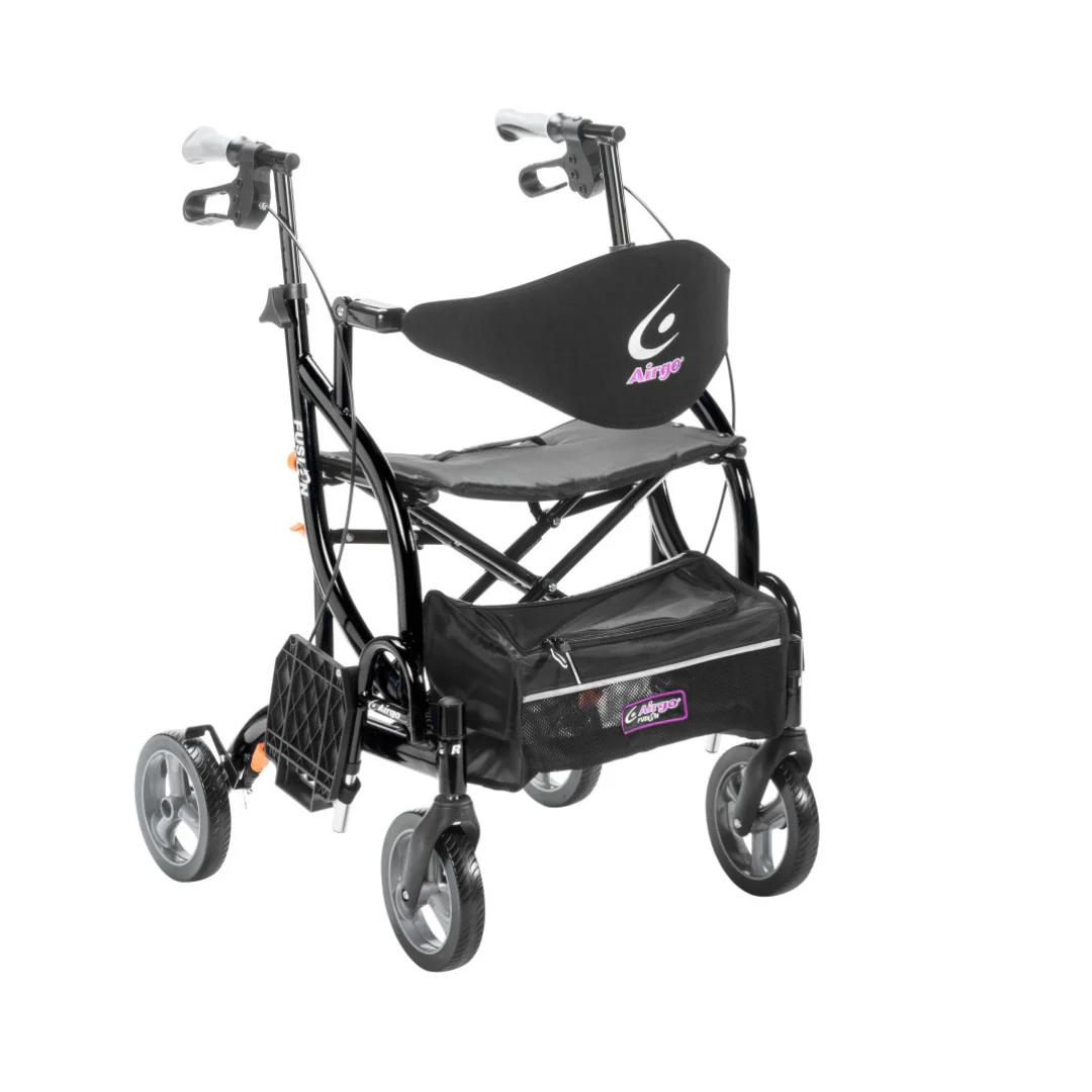 Drive Airgo Fusion Side-Folding Hybrid Rollator & Transport Chair - Image 3