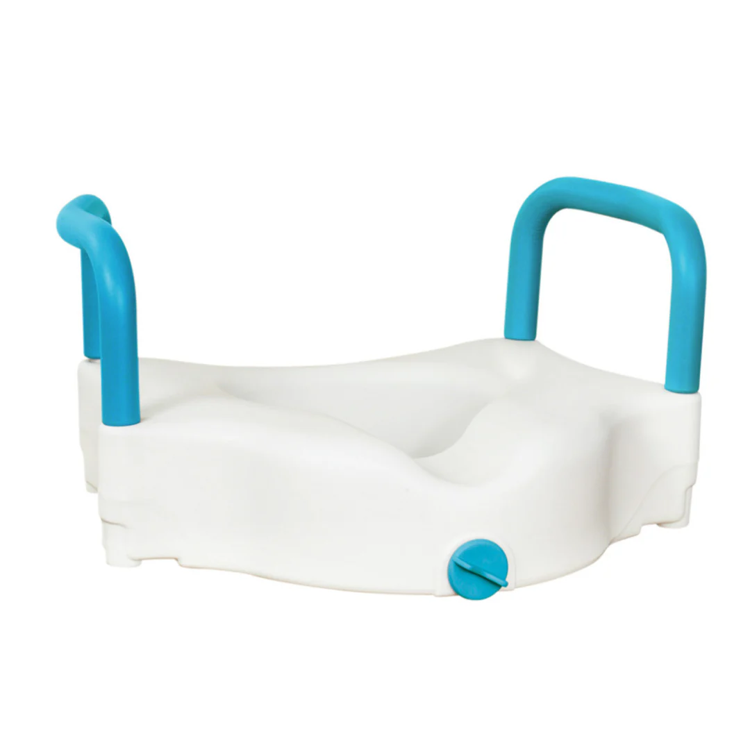 Drive AquaSense 3-in-1 Contoured Raised Toilet Seat with Arms - Image 2
