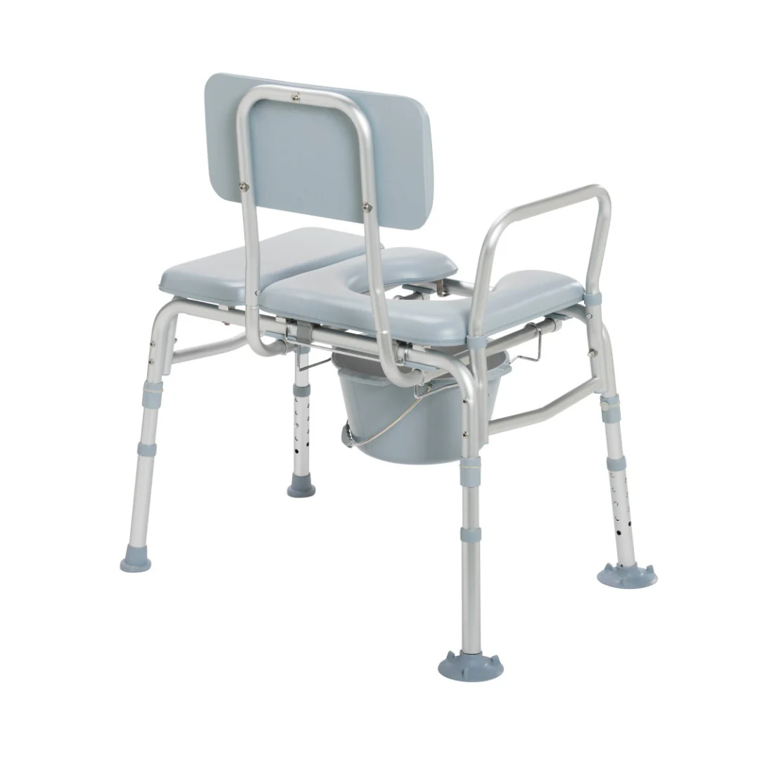 Drive Combination Padded Transfer Bench/Commode - Image 3