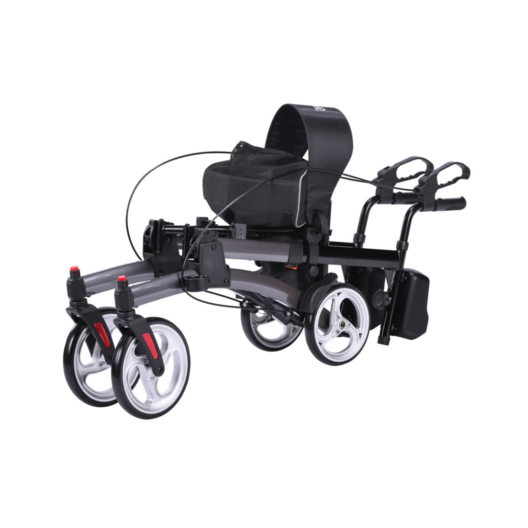Drive Elevate Folding Upright Rolling Walker - Image 11