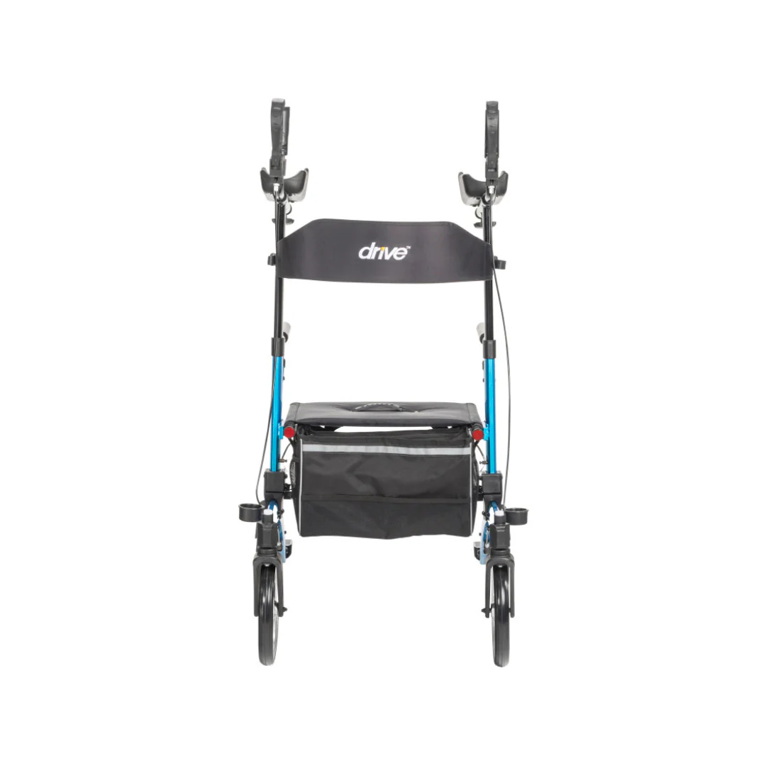 Drive Elevate Folding Upright Rolling Walker - Image 5