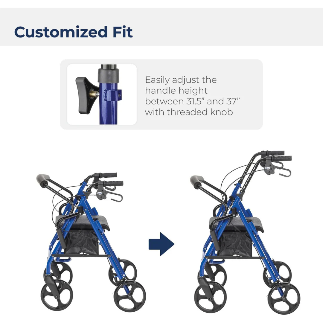 Drive Hybrid Duet Rollator/Transport Chair - Image 14