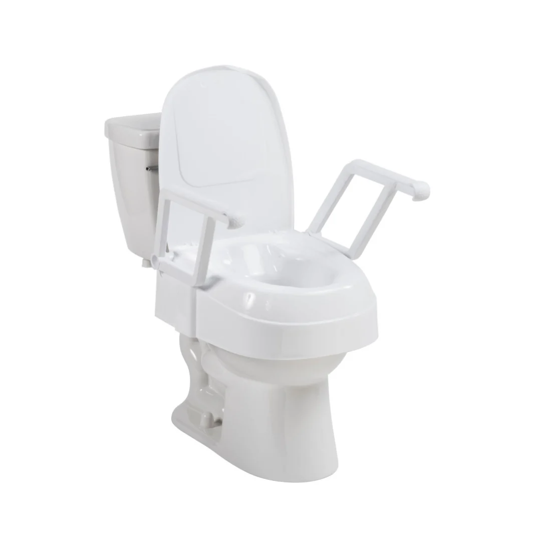 Drive PreserveTech™ Universal Raised Toilet Seat with Arms - Image 2
