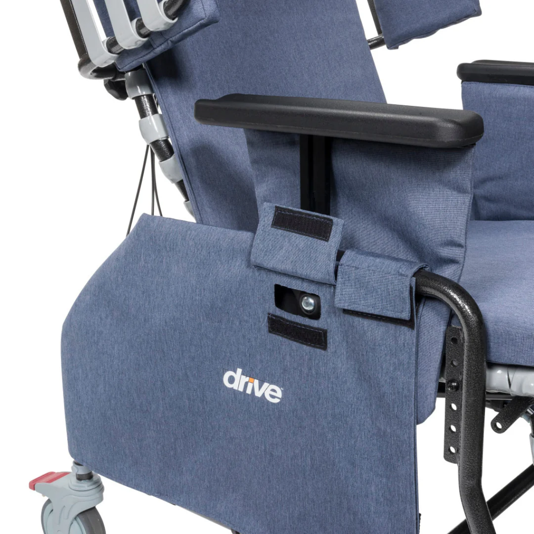 Drive Rose Comfort Max Tilt and Recline Chair with Casters - Image 7