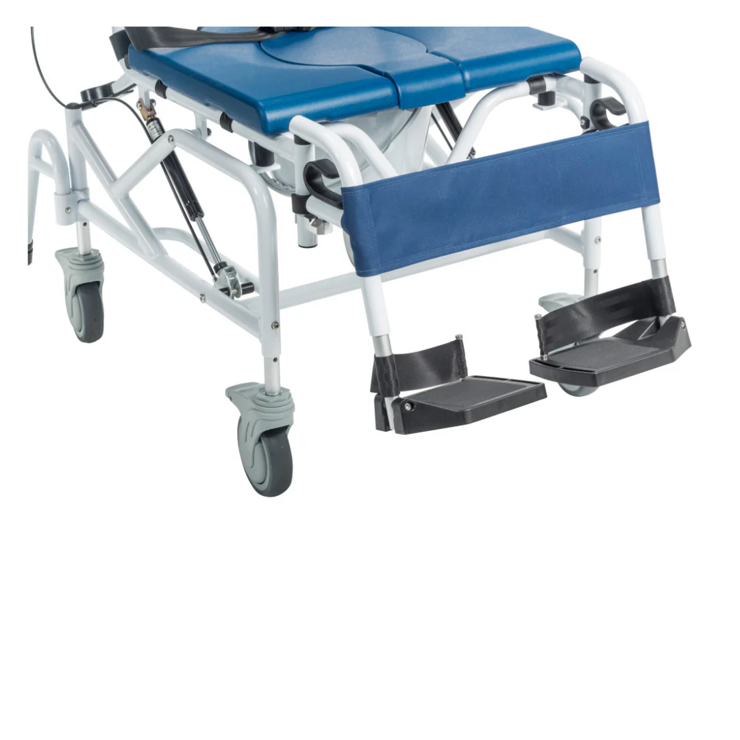 Drive Tilting Aluminum Rehab rolling Shower Chair with Commode - Image 5