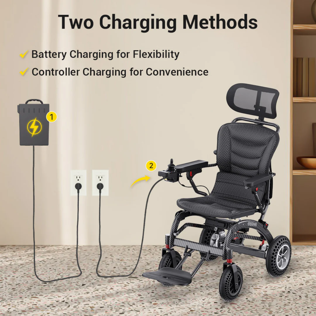 EASWE B10 Portable Folding Powerchair - Airline Approved - Image 26