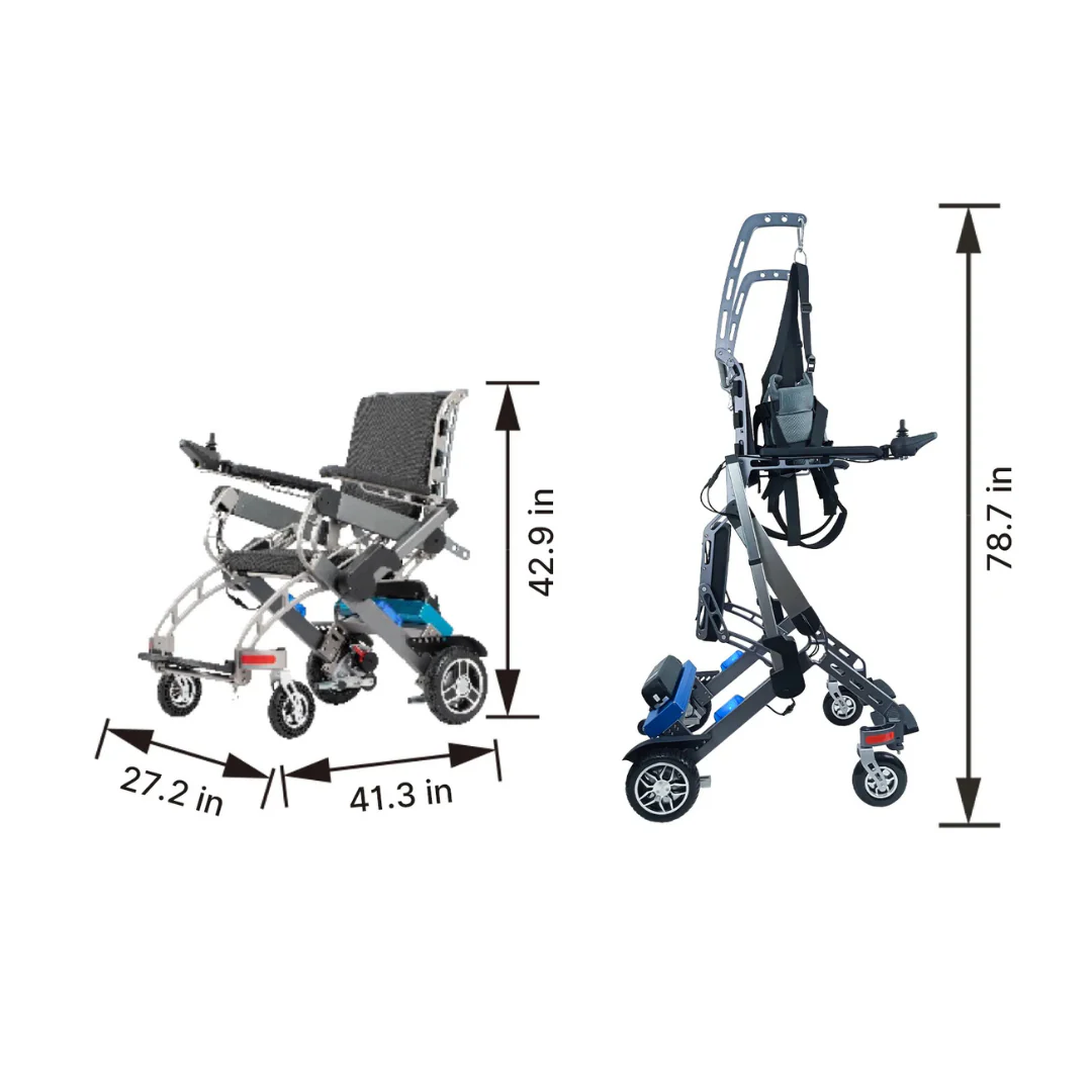 Easwe™ S10 – Standing Electric Wheelchair for Rehabilitation Training - Image 18