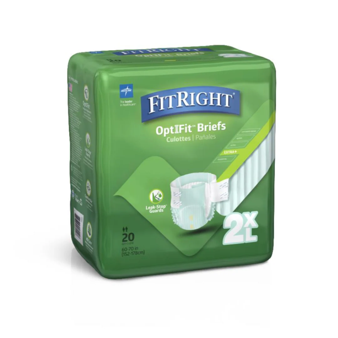 FitRight Unisex Plus Incontinence Briefs - Heavy Absorbency - Image 6