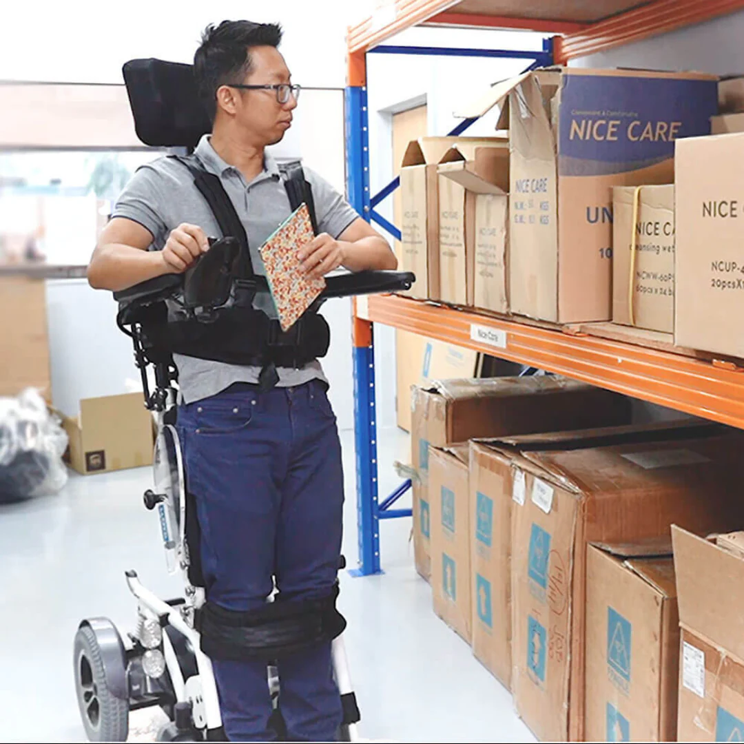 Foldawheel Lloyd Phoenix 2 Standing Power Wheelchair - Image 7