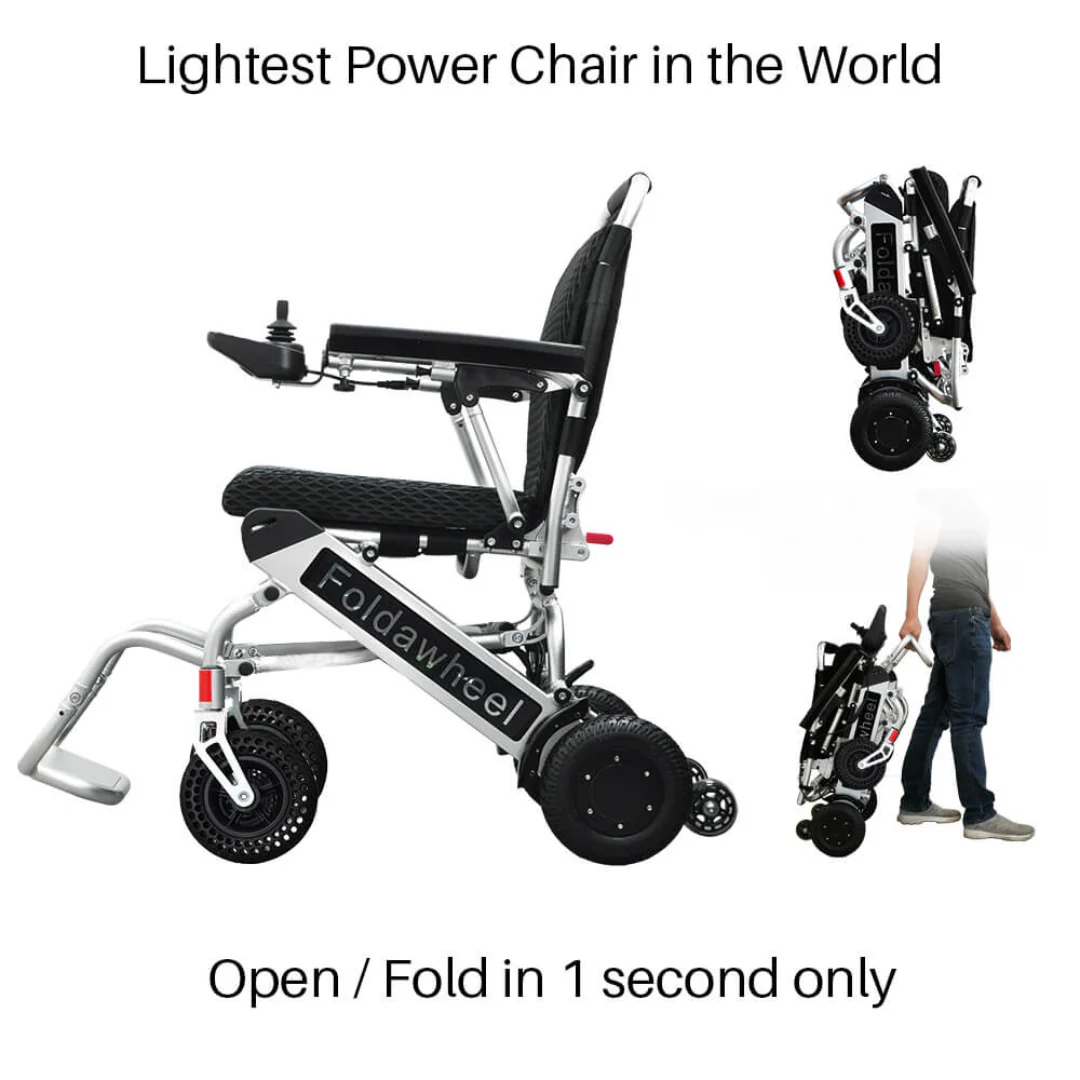 Foldawheel PW-999UL High Performance Portable Powerchair - Image 10