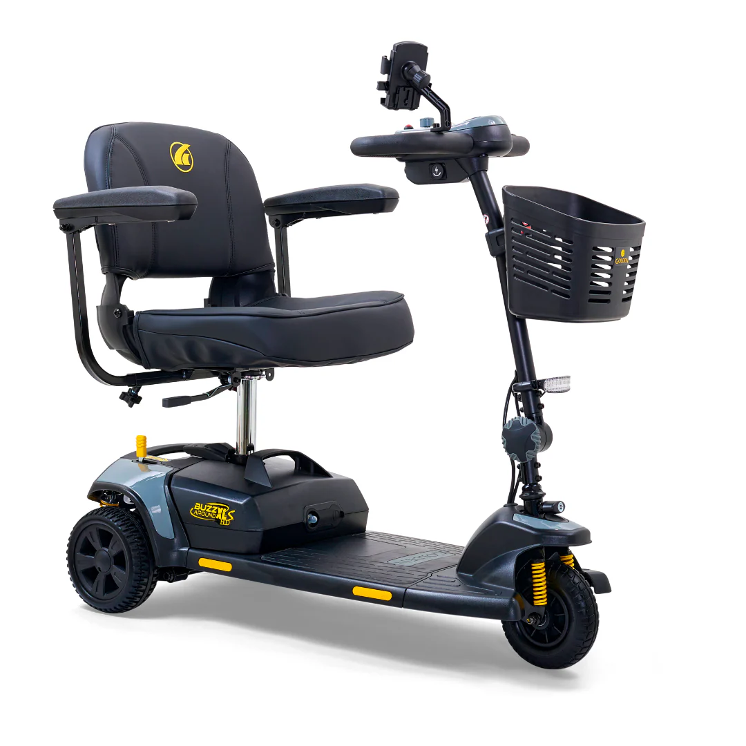 Golden Tech GB121 Buzzaround XLS HD 3-Wheel Portable Scooter with Suspension - Image 13