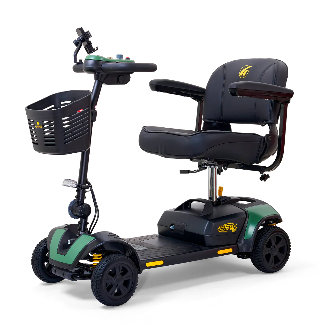 Golden Tech GB124 Buzzaround XLS HD 4-Wheel Portable Scooter with Suspension - Image 11