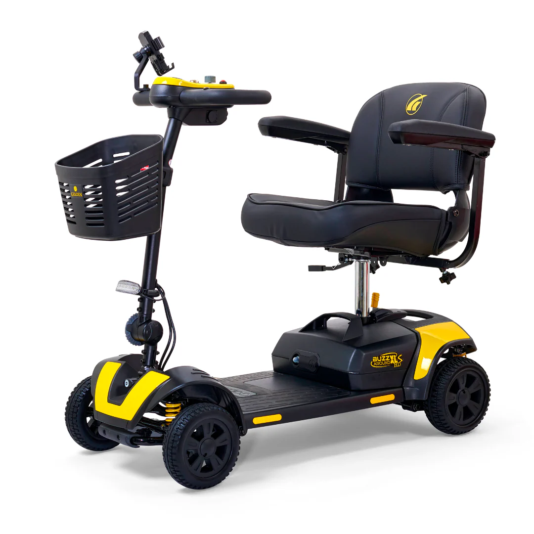 Golden Tech GB124 Buzzaround XLS HD 4-Wheel Portable Scooter with Suspension - Image 46