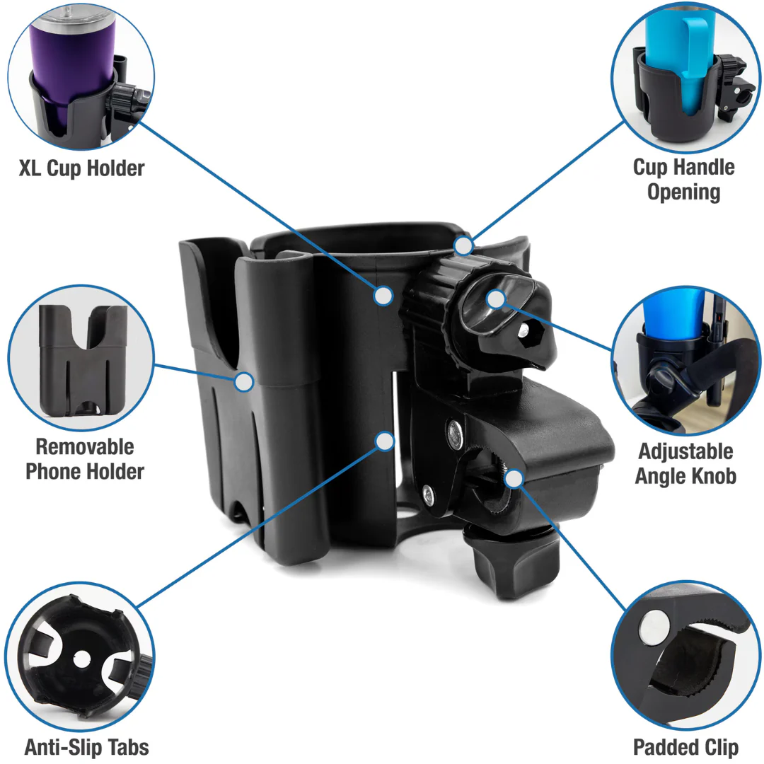 Habitat Universal Cup Holder Attachment with Phone Holder - Image 6