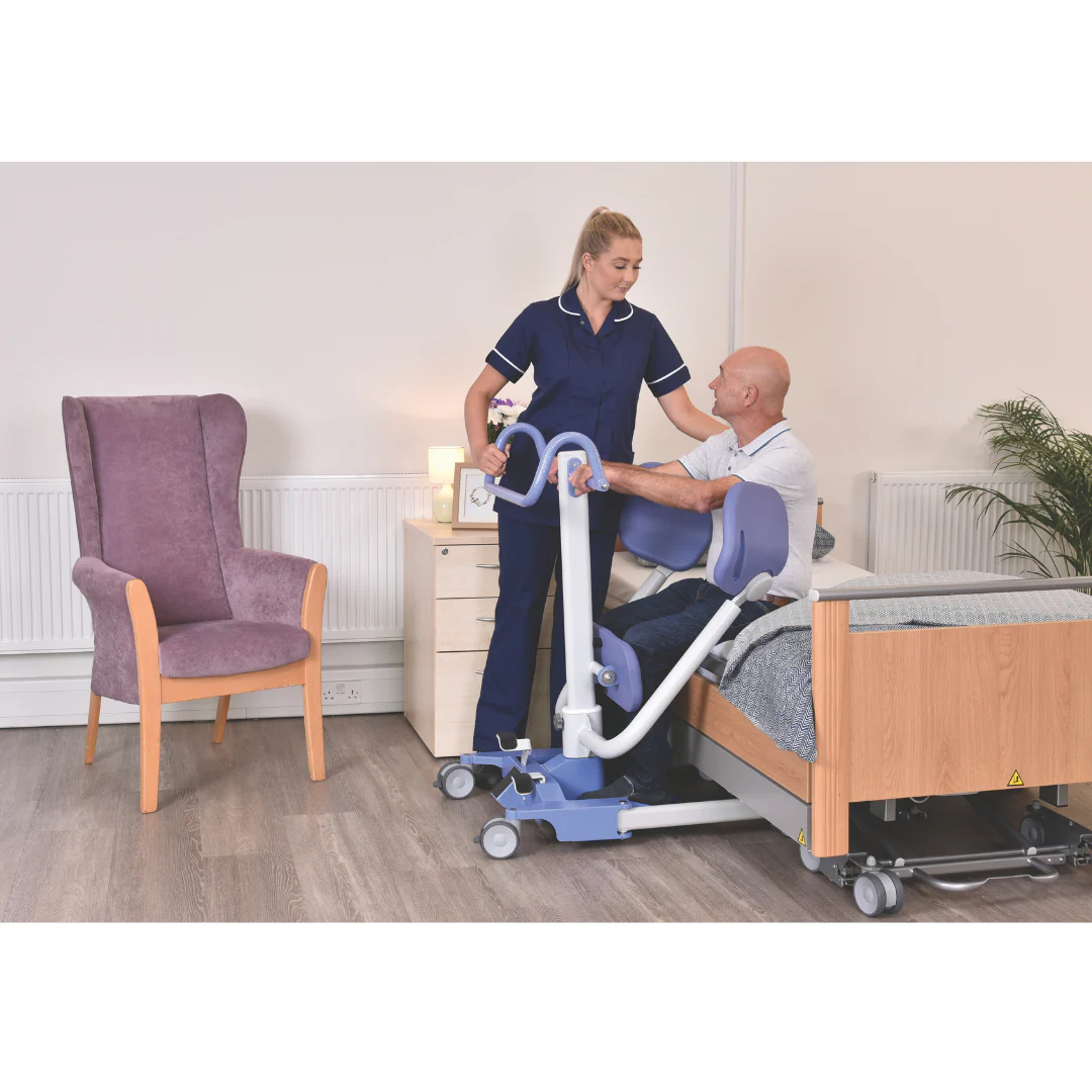 Joerns Hoyer UP Sit-to-Stand Compact Manual Patient Lift - Image 12