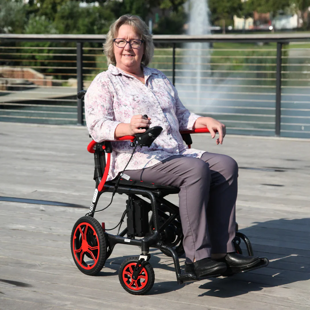 Journey Air Elite Folding Carbon Fiber Powerchair - Only 29 lbs - Image 3