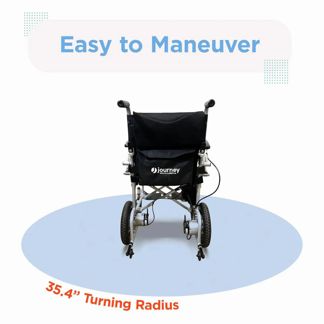 Journey Air Lightweight Folding Powerchair - Only 37 lbs - Image 8