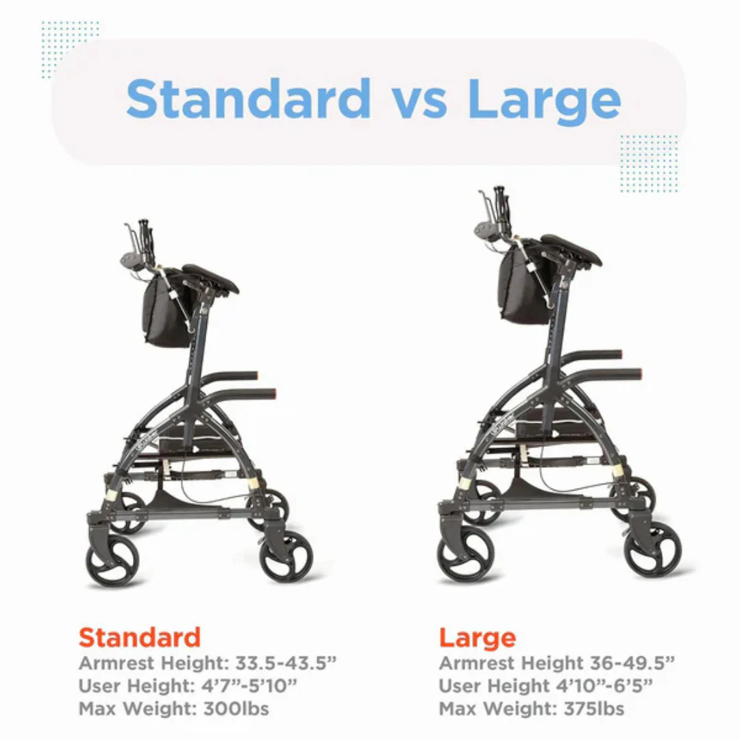 Journey UPWalker® Original Upright Rolling Walker Rollator - Image 3