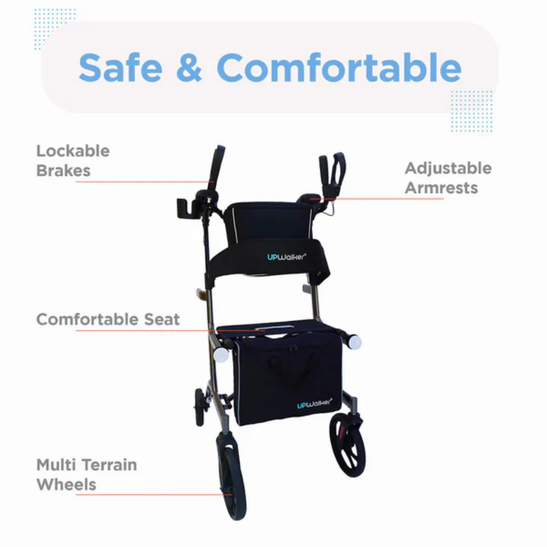 Journey UPWalker® Original Upright Rolling Walker Rollator - Image 5
