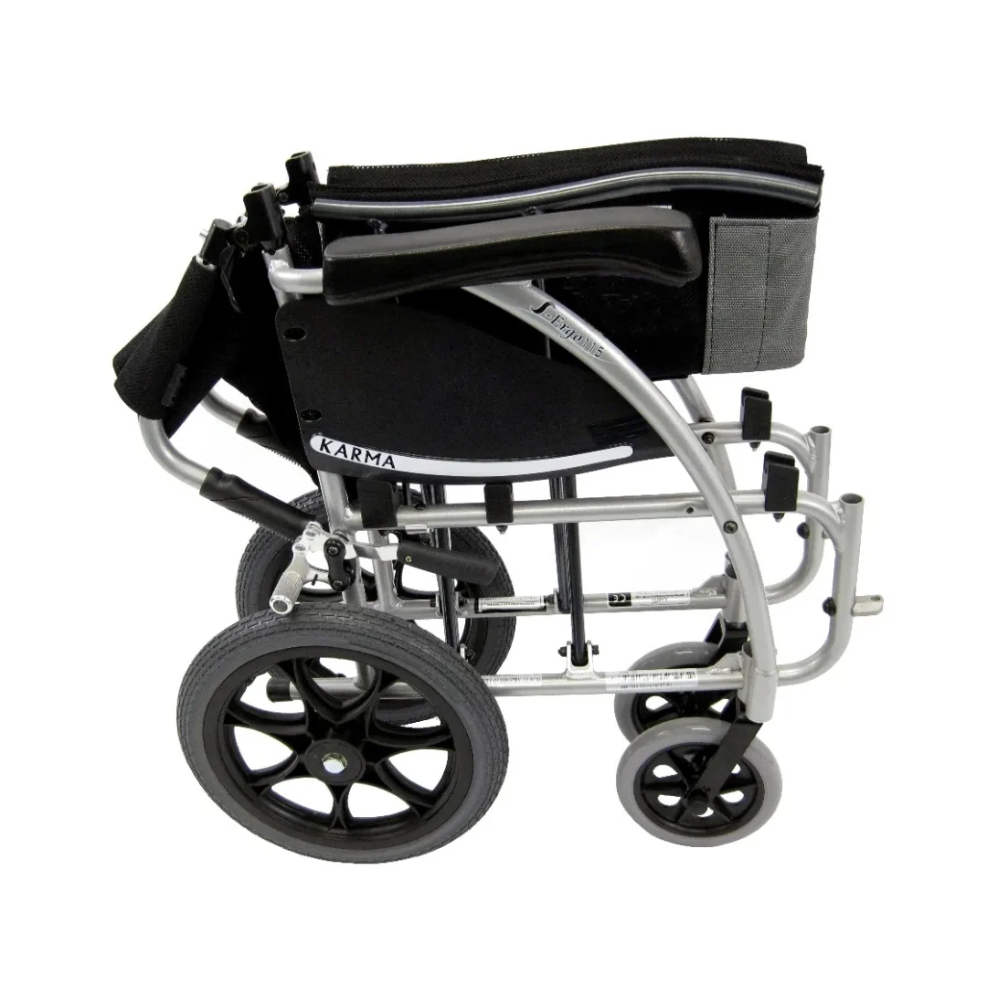Karman S-Ergo 115 Ergonomic Ultralite Transport Wheelchair - Image 4