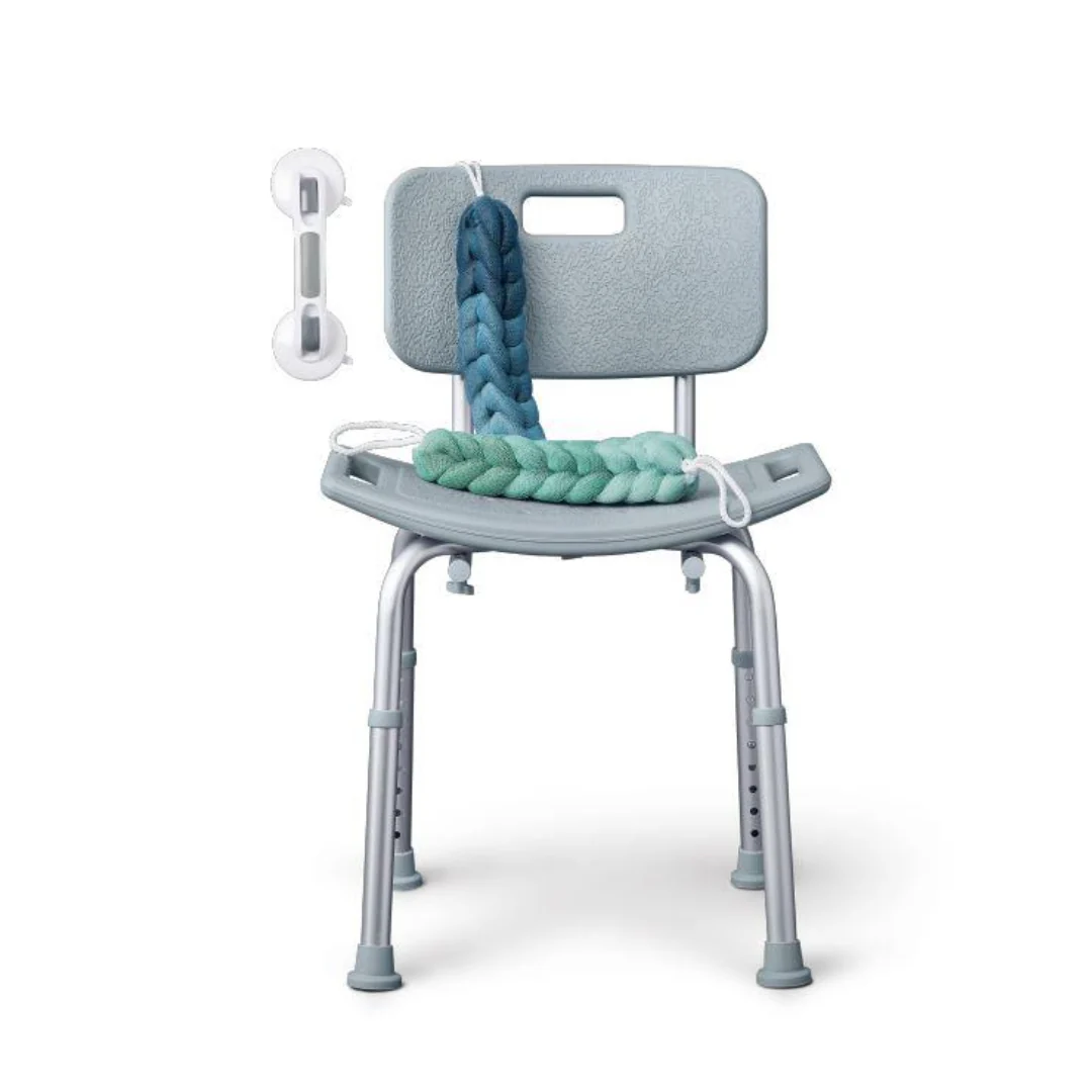 Medline Bathe Safe & Easy Kits for Caregivers with Shower Chair