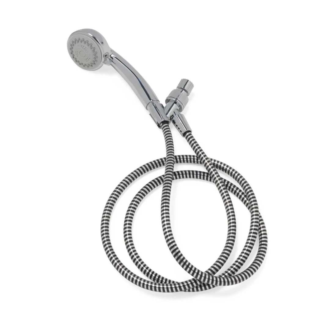 Medline Deluxe Chrome Handheld Showerhead with 3 Massage Functions - Image 5