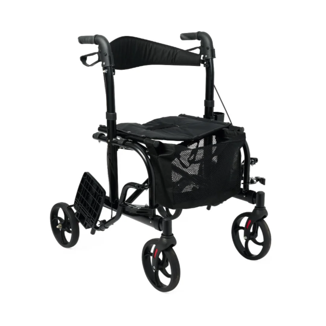 Medline Euro Translator Hybrid Transport Chair and Rollator - Image 5