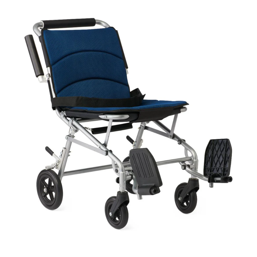 Medline Fold-Flat Aluminum Transport Chair - Image 6