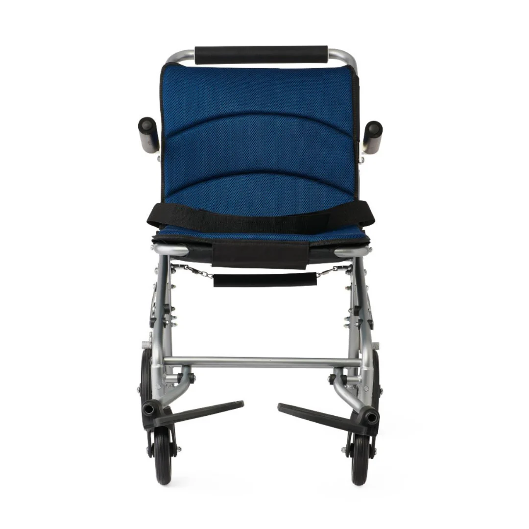 Medline Fold-Flat Aluminum Transport Chair - Image 9